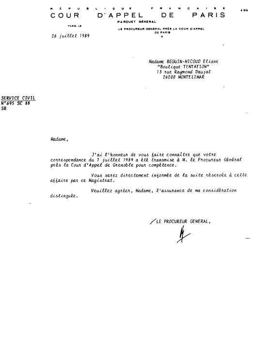 De la Corruption au Crime d'Etat - Nicoud - Tentation - Montlimar - Pierre Truche